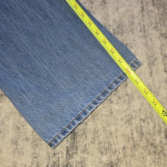 Fashion Nova Jeans Women 11 Light Wash Button Fly Straight High Rise Capsule NEW - Picture 11 of 12